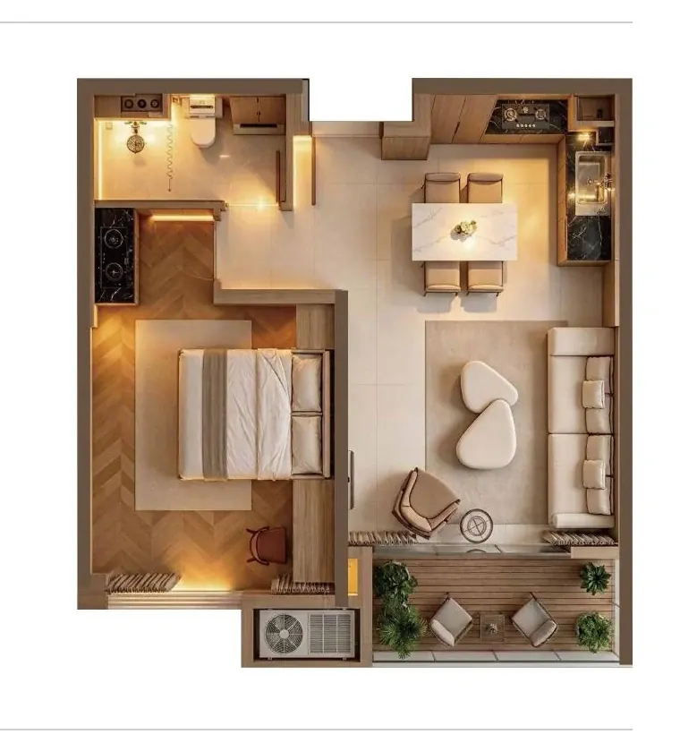 Unit C floor plan